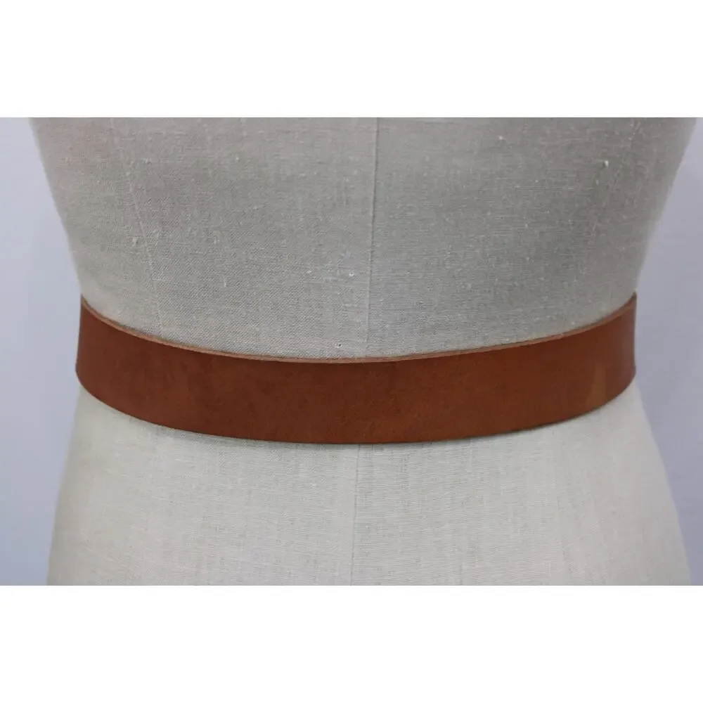 Free People Belt Brown Leather Size XS/S Minimalist